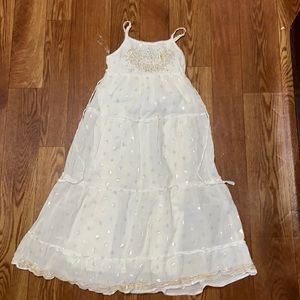 Girls white dress